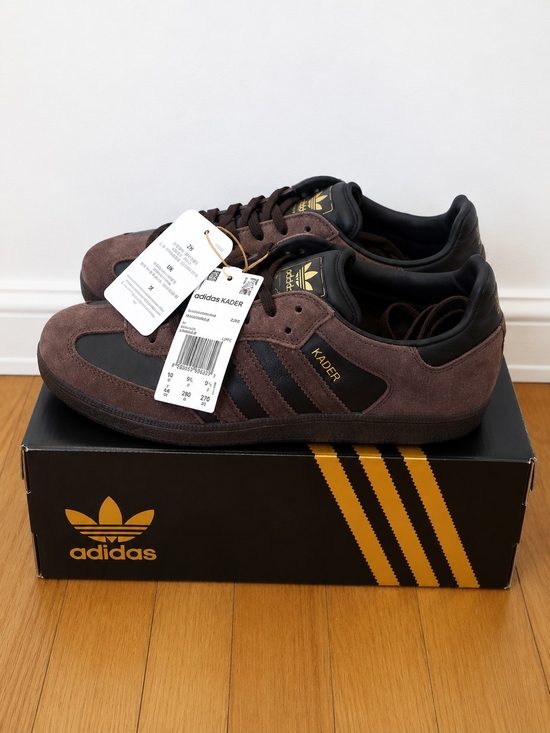 adidas Other - adidas Samba Kader Sylla Men's Brown and Black Suede Sneakers